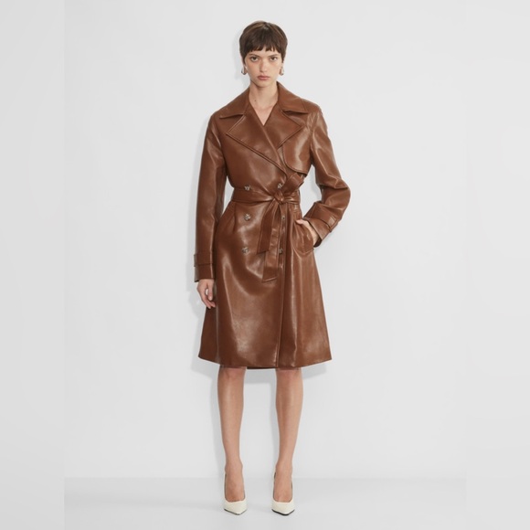 Aritzia Jackets & Blazers - Babaton- New Tabloid Trench Coat - Color: “Cognac”- Size XXS